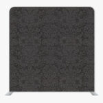 Gray Damask Single Sided Tension Fabric Backdrop Frame and Fabric Set