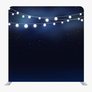 Midnight Lights Single Sided Tension Fabric Backdrop Frame and Fabric Set