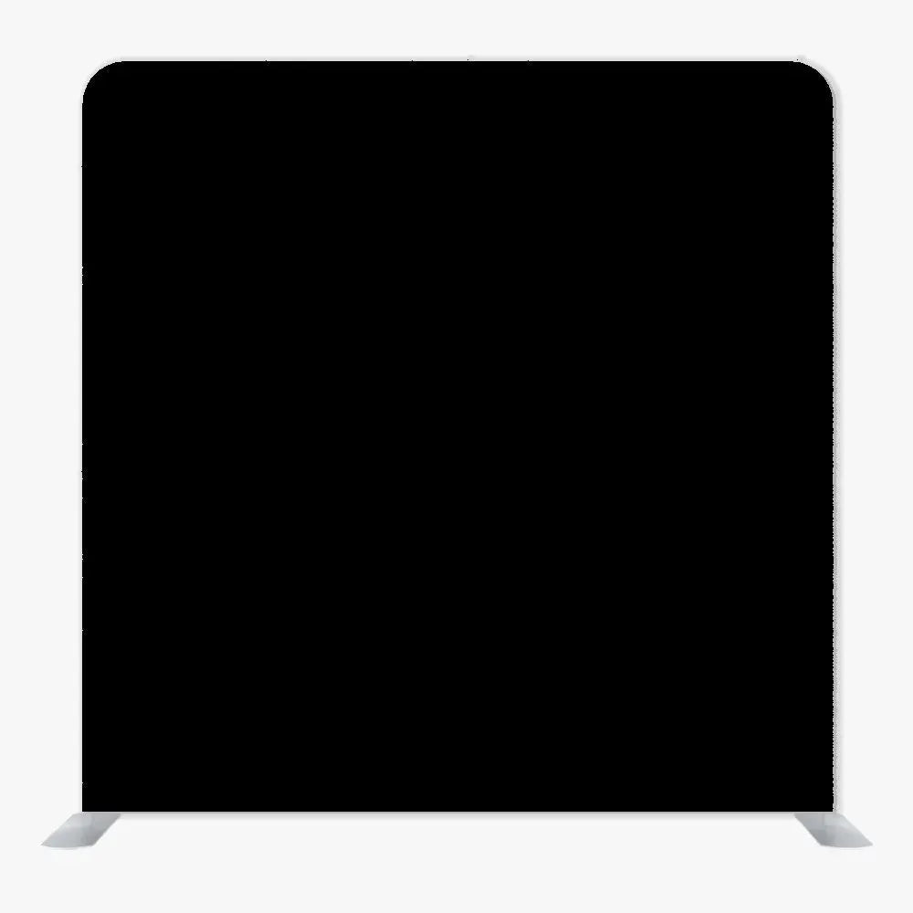 Black Single Sided Tension Fabric Backdrop Frame and Fabric Set