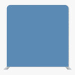 Denim Blue Single Sided Tension Fabric Backdrop Frame and Fabric Set