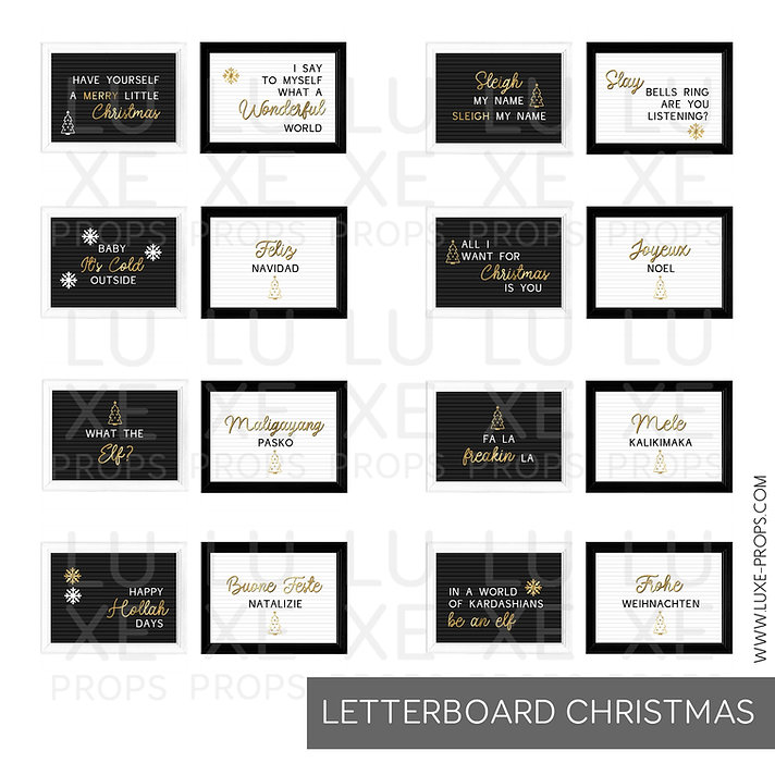 Letterboard Christmas