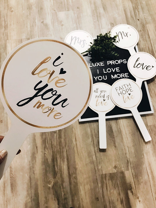 I Love You More Paddle