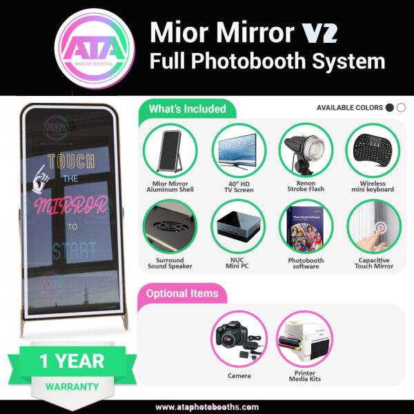 Mior Mirror V2 Booth Full System Package