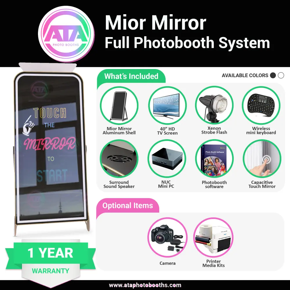 Mior Mirror Booth System Package Deal