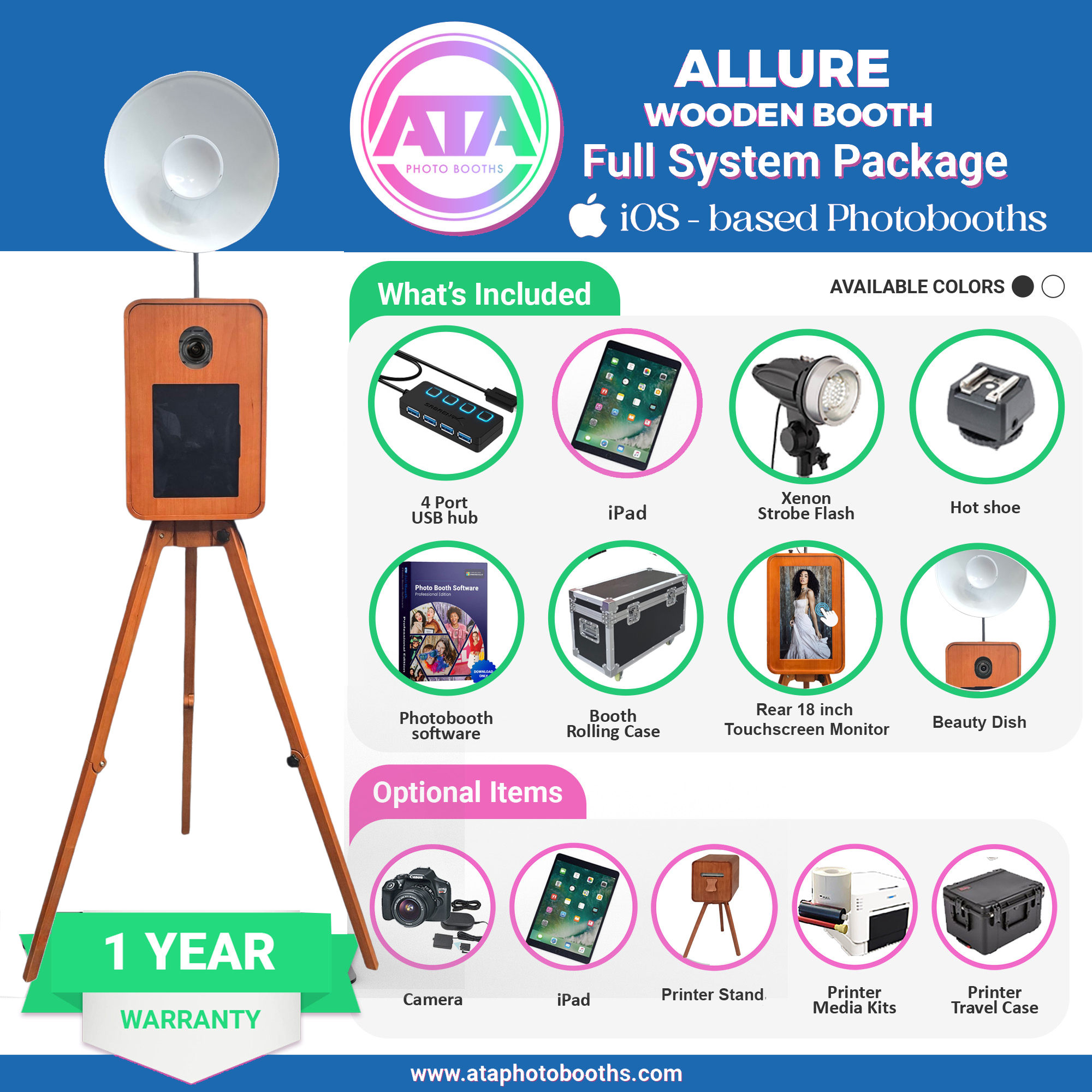 Allure Wooden iPad Based Full System Package