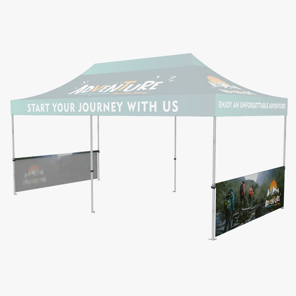 20ft Tent Half Walls