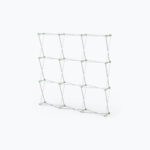 8ft Straight Velcro Fabric Pop Up Display (Hardware Only)