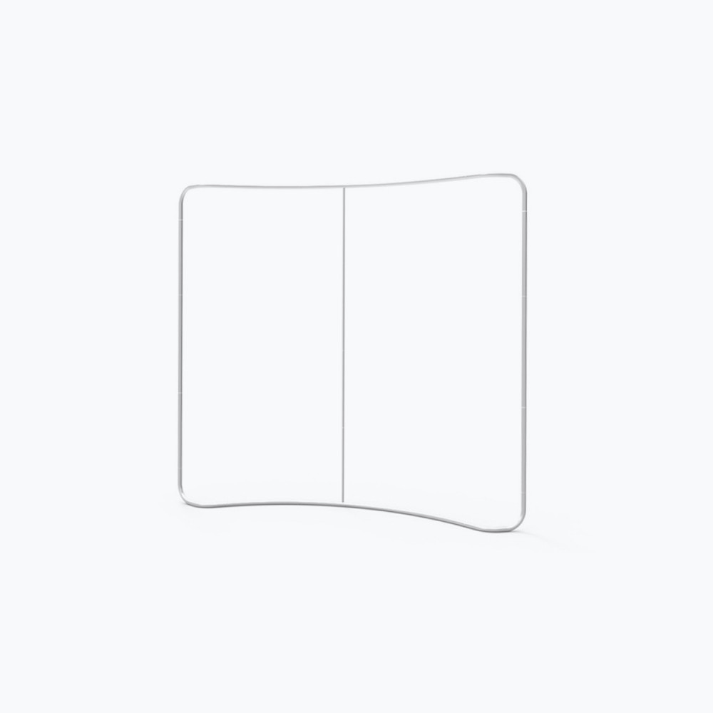 8ft Curved Tension Fabric Display (Hardware Only)